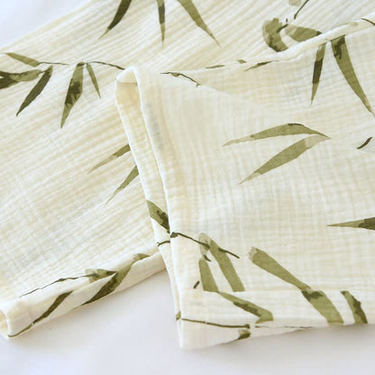 Pyjama-Set aus Baumwolle mit botanischem Bambusdruck - image 10
