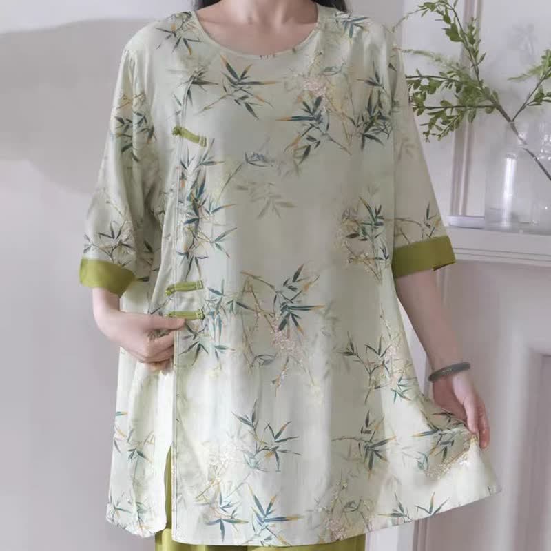 Elegantes Loungewear-Set aus Bambus im orientalischen Stil - image 6