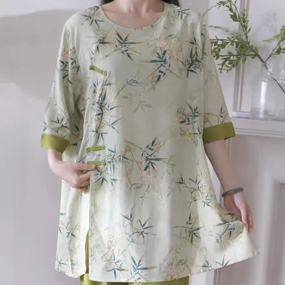 Elegantes Loungewear-Set aus Bambus im orientalischen Stil - image 6