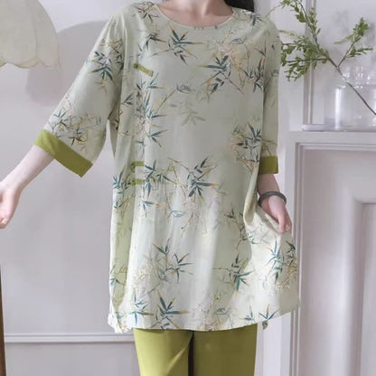 Elegantes Loungewear-Set aus Bambus im orientalischen Stil - image 3