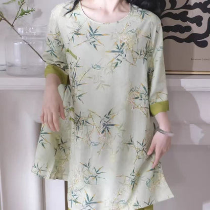 Elegantes Loungewear-Set aus Bambus im orientalischen Stil - image 5