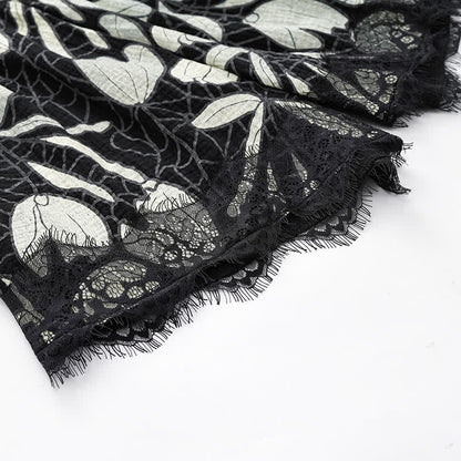 Pyjama aus Baumwolle mit abstraktem Blumenmuster (Top und Shorts) - image 7