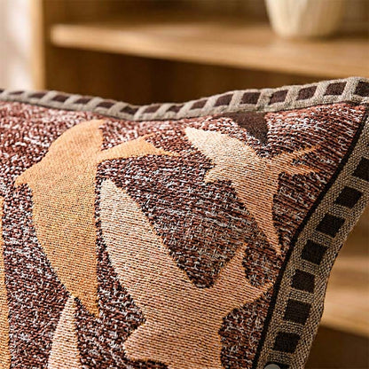 Kissenbezüge mit Vogel-Jacquard-Muster und Vintage-Knopfmuster (2 Stück) - image 2