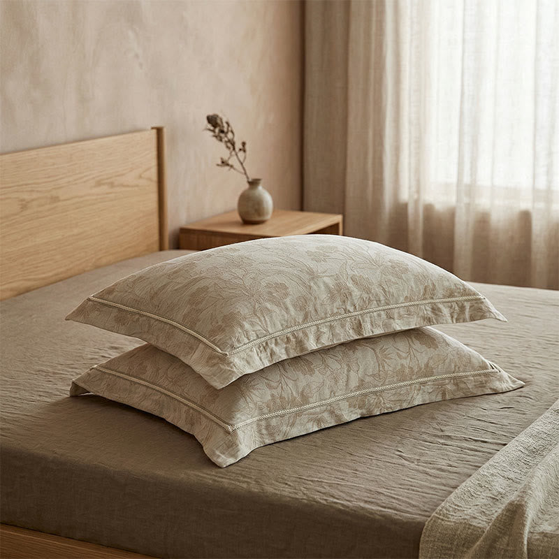 Vintage-Kissenbezüge im Briefumschlag-Design mit Blumenmuster (2 Stück) - image 1