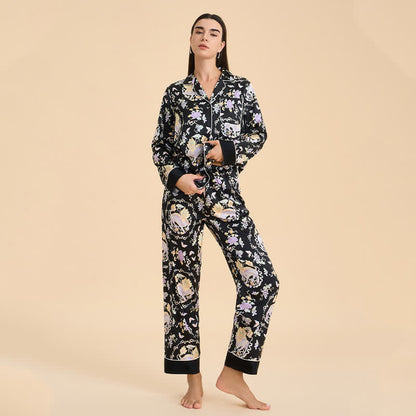 Pyjama-Set mit orientalischem Qilin-Print - image 3