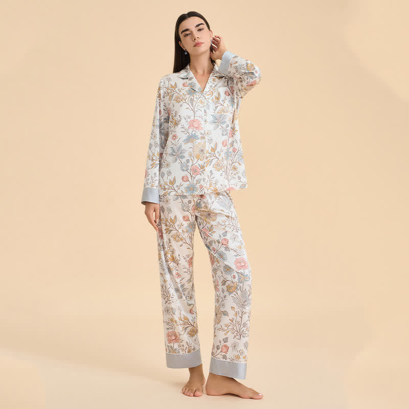 Pyjama-Set mit frischem Blumenmuster - image 3