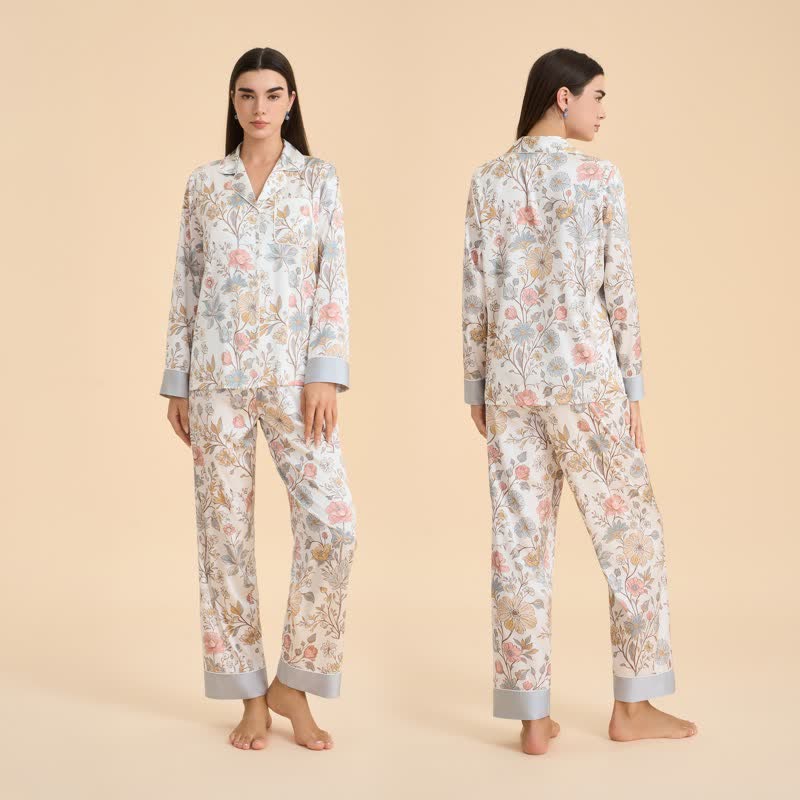 Pyjama-Set mit frischem Blumenmuster - image 1