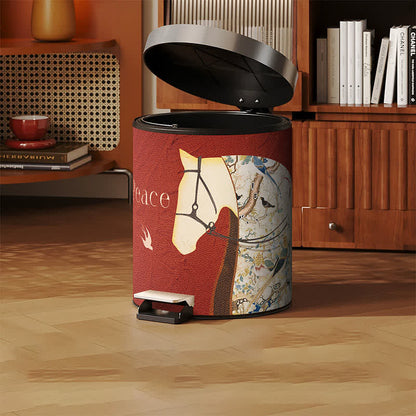 Mülleimer aus Leder mit Litschi-Textur (Reitsportart) - image 10