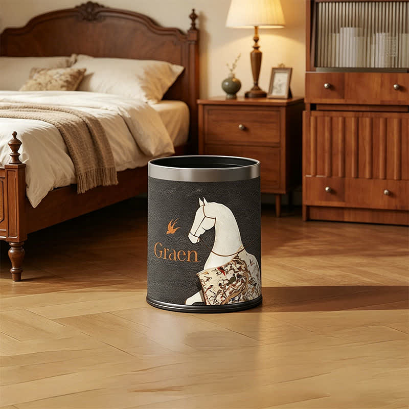 Klassischer orientalischer Mülleimer mit Reitermotiv - image 6
