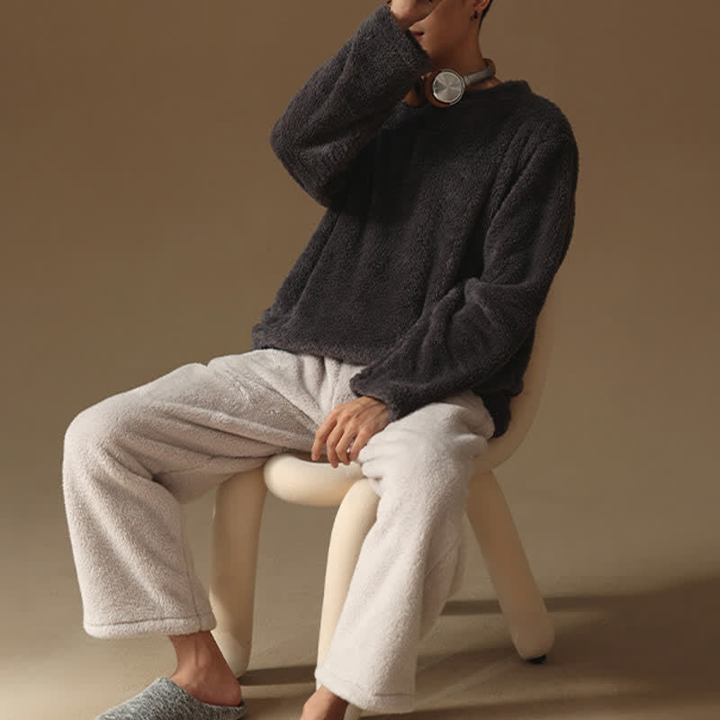 Partner-Pyjamas aus minimalistischem Flanell - image 3