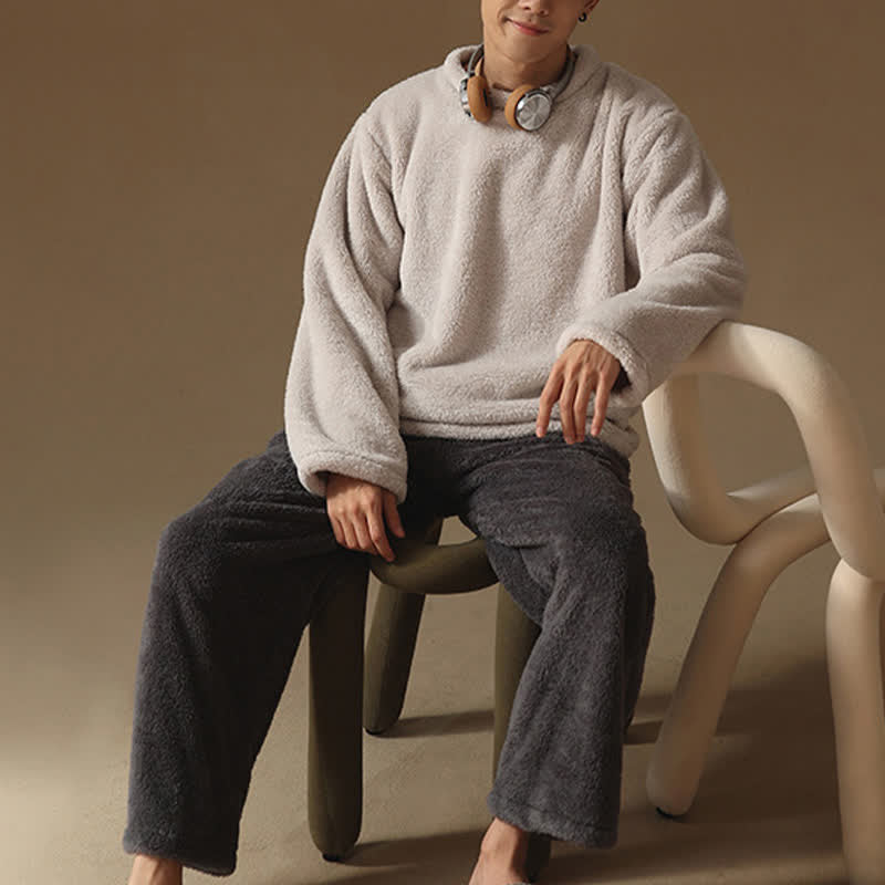 Partner-Pyjamas aus minimalistischem Flanell - image 6