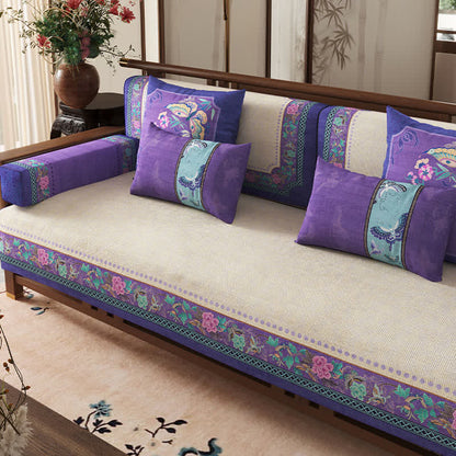Sofabezug mit orientalischem Vintage-Blumenmuster - image 2