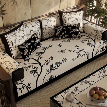 Sofabezug im Vintage-Stil mit orientalischen Zweigen und Blumen - image 2