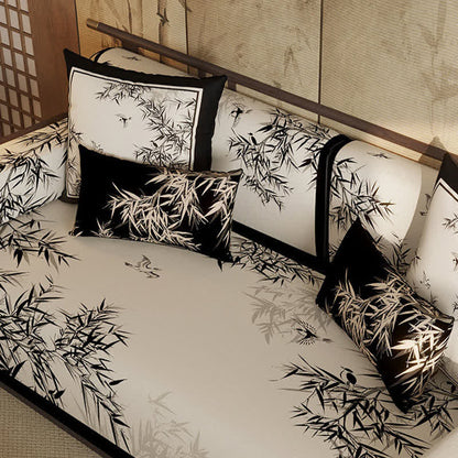 Sofabezug im Vintage-Stil mit orientalischen Zweigen und Blumen - image 4