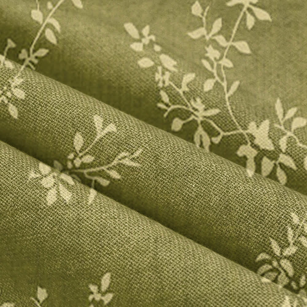 Vintage-Raumteiler-Türvorhang mit botanischem Flair - image 5