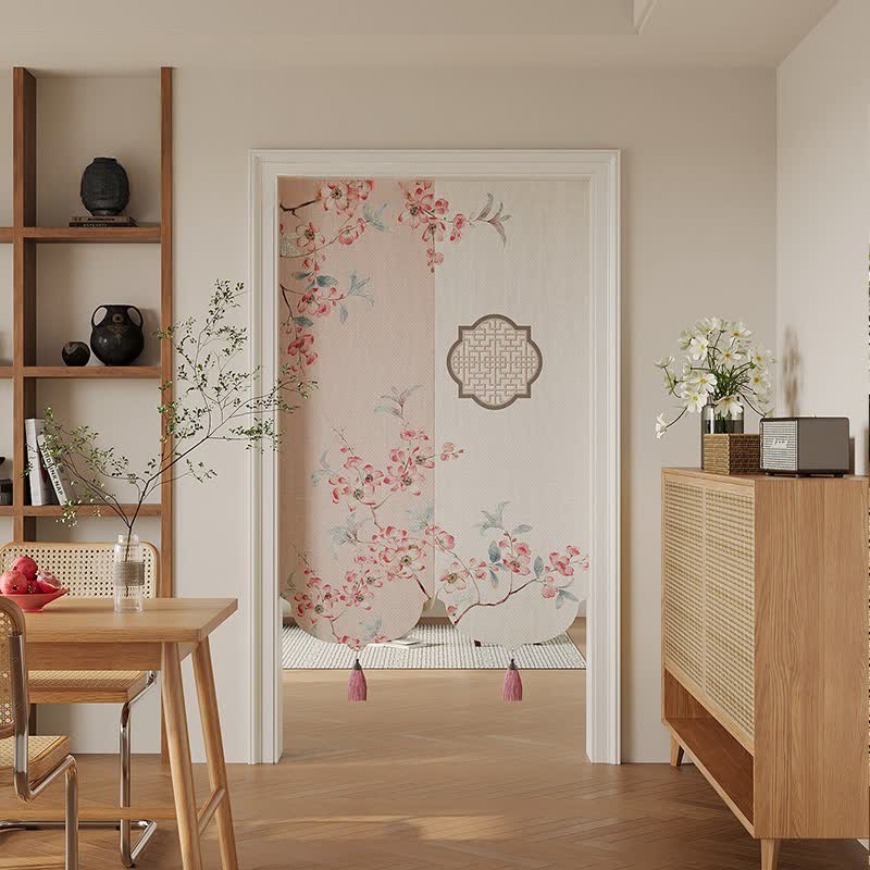 Kirschblüten-Türvorhang, wasserdicht - 39 Zoll breit x 140cm L - image 0