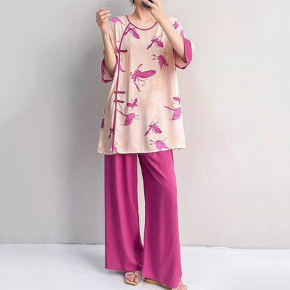 Artsitic Butterfly Loungewear-Set im östlichen Stil - image 4