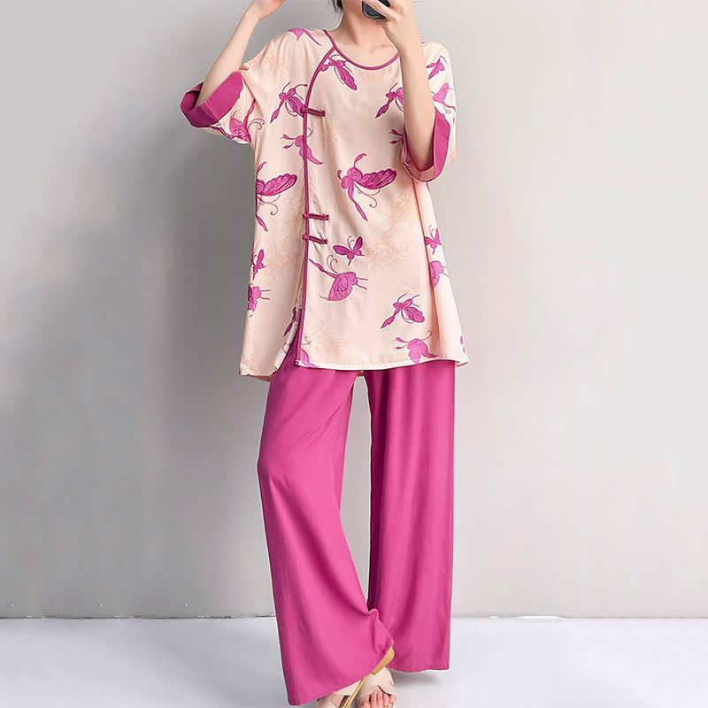 Artsitic Butterfly Loungewear-Set im östlichen Stil - image 5