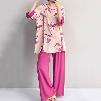 Artsitic Butterfly Loungewear-Set im östlichen Stil - image 5