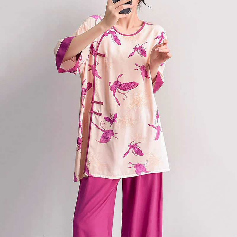 Artsitic Butterfly Loungewear-Set im östlichen Stil - image 6