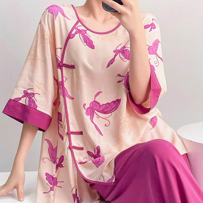 Artsitic Butterfly Loungewear-Set im östlichen Stil - image 2