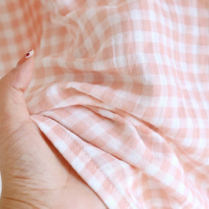 Gingham-Pyjama-Set aus reiner Baumwolle - image 9