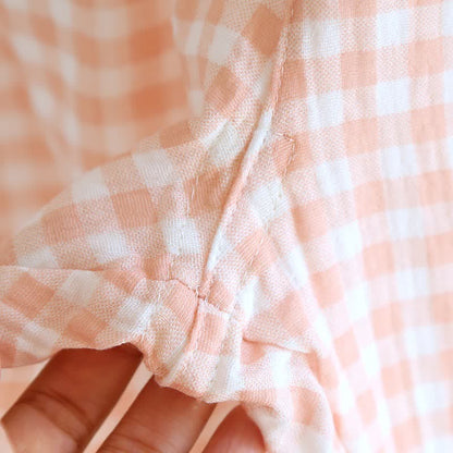 Gingham-Pyjama-Set aus reiner Baumwolle - image 13