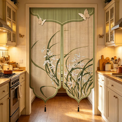 Türvorhang im orientalischen Orchideen-Stil - image 2