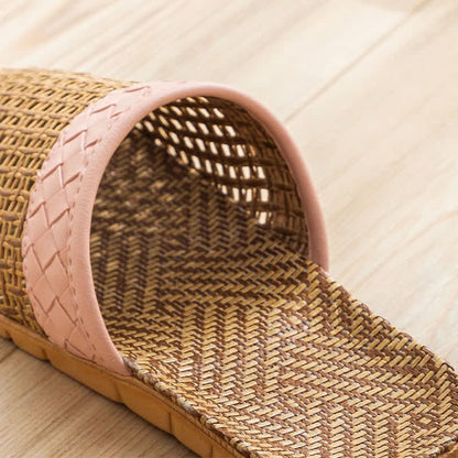 Hausschuhe aus Naturrattan mit Anti-Rutsch-Funktion - image 5