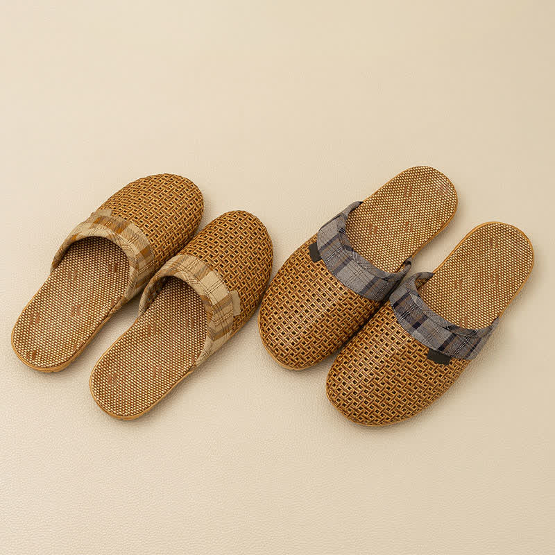 Rattan-Hausschuhe, geruchsabweisend - image 1