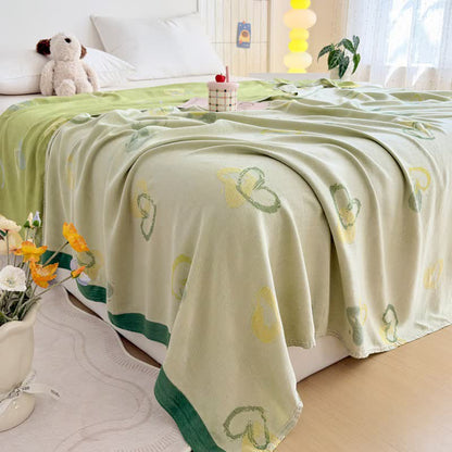 Sommerdecke aus grünen Herz-Bambusfasern - image 1