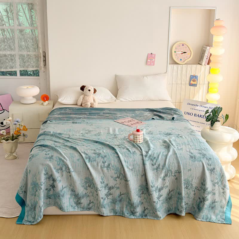 Künstlerische Sommerdecke aus Bambusfasern - image 1