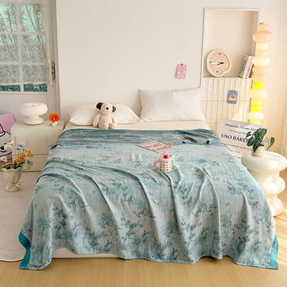 Künstlerische Sommerdecke aus Bambusfasern - image 1