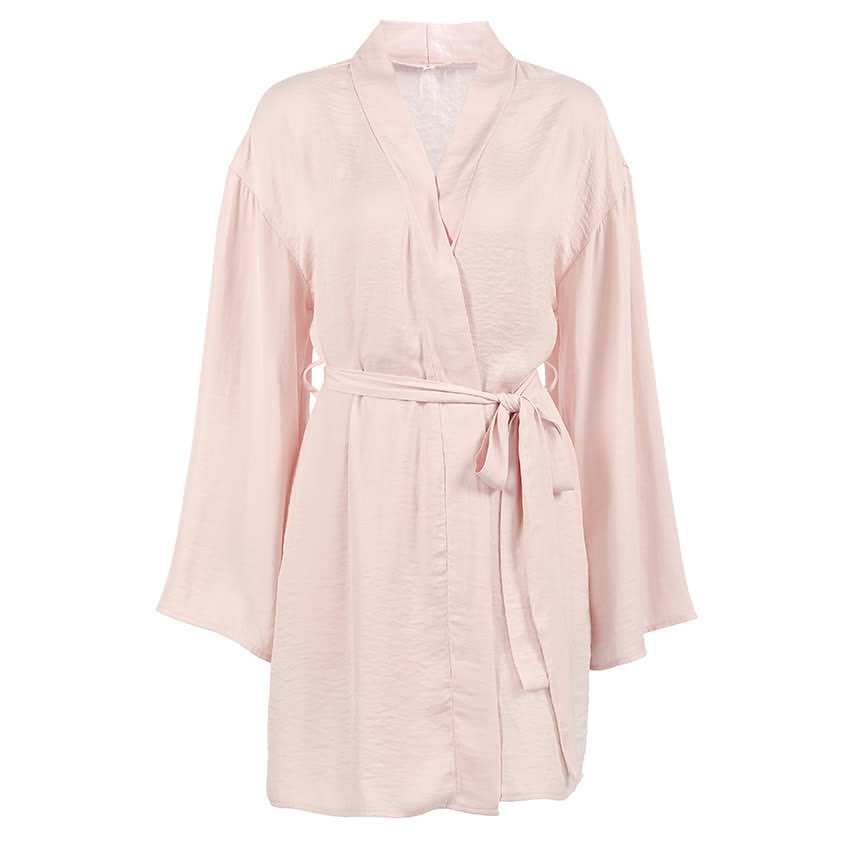 Kimono-Set in einfarbigem Rosa - image 4