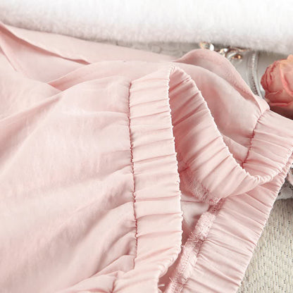 Kimono-Set in einfarbigem Rosa - image 8