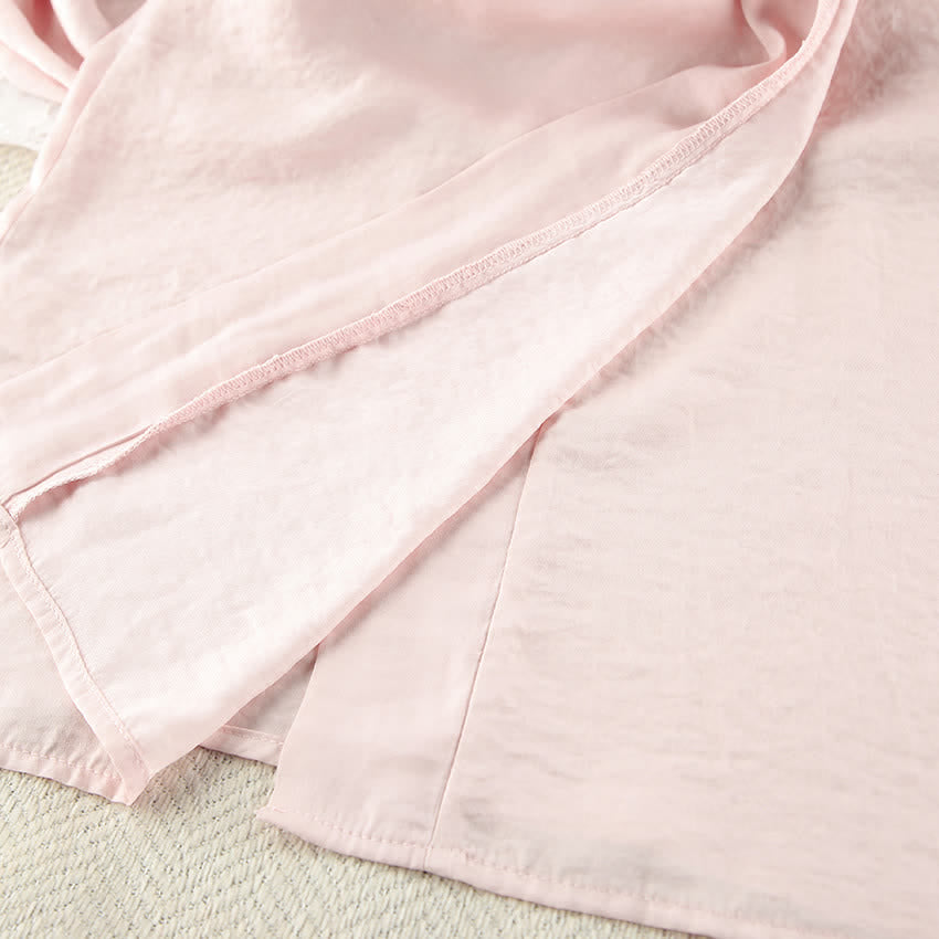 Kimono-Set in einfarbigem Rosa - image 10