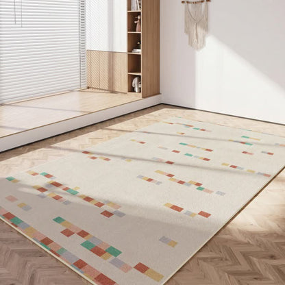 Pastellfarbener geometrischer Kinderteppich - image 5