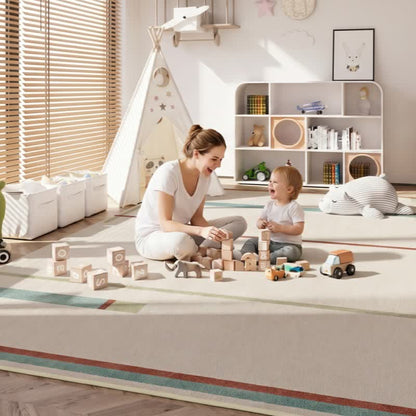 Minimalistischer linearer Kinderteppich - image 2