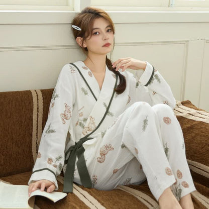 Loungewear-Set mit Waldhörnchen- und Eichelmotiv - image 1