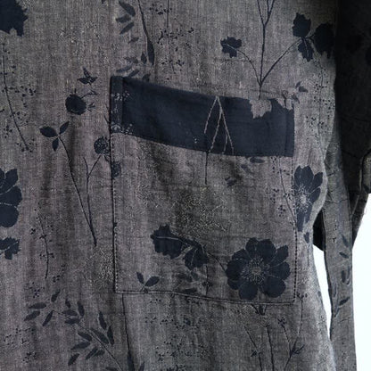 Kimono-Bademantel aus Bio-Baumwolle mit Gartenblumenmuster - image 27