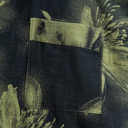 Kimono-Bademantel aus Bio-Baumwolle mit Aquarellblumenmuster - image 6