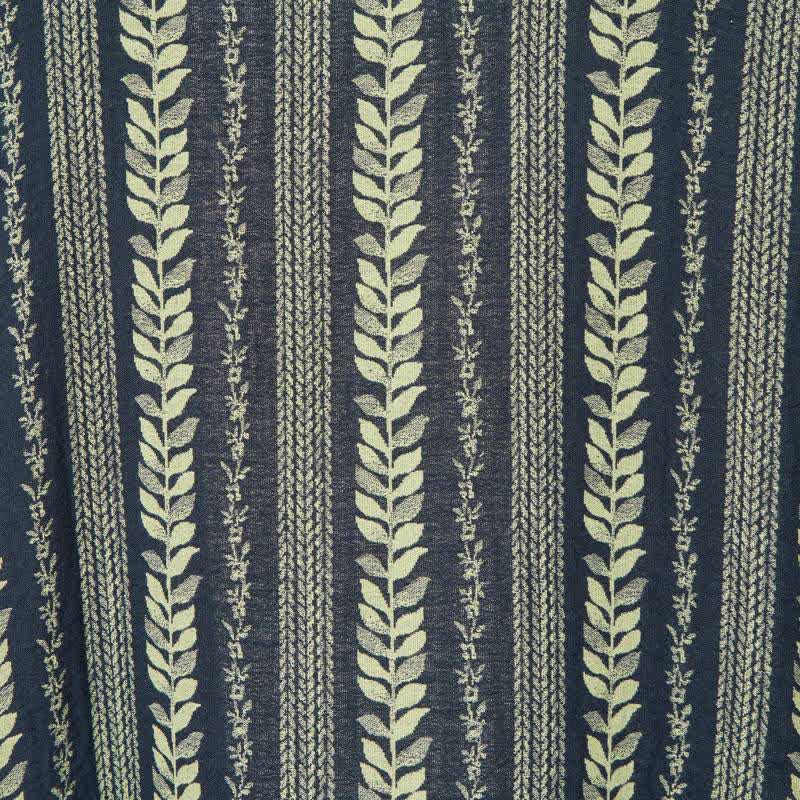 Kimono-Bademantel aus Baumwollgaze mit Blattstreifen - image 8