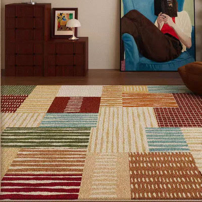 Moderner gestreifter Patchwork-Teppich - 200cm×300cm - image 0