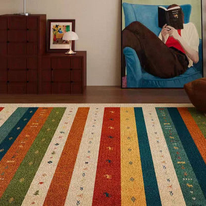 Bunter Teppich mit Ethno-Streifen - 200cm×300cm - image 0