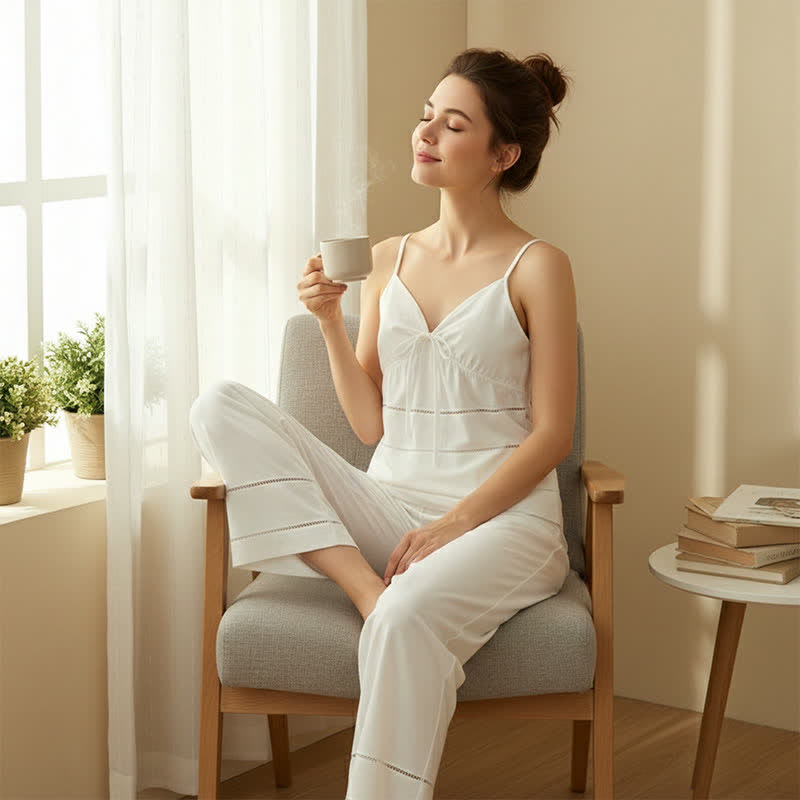 Lounge-Set aus Camisole und Hose - image 6