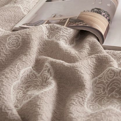 Orientalische Ruyi Cloud Jacquard 3-lagige Gaze-Steppdecke - image 3