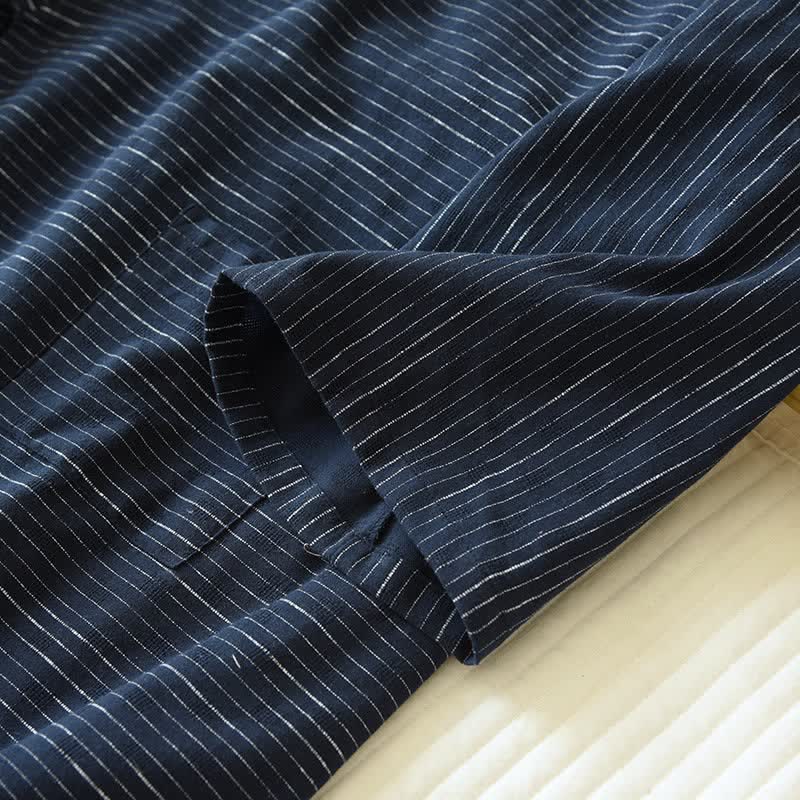Unisex Kimono-Bademantel aus Baumwollgaze - image 15