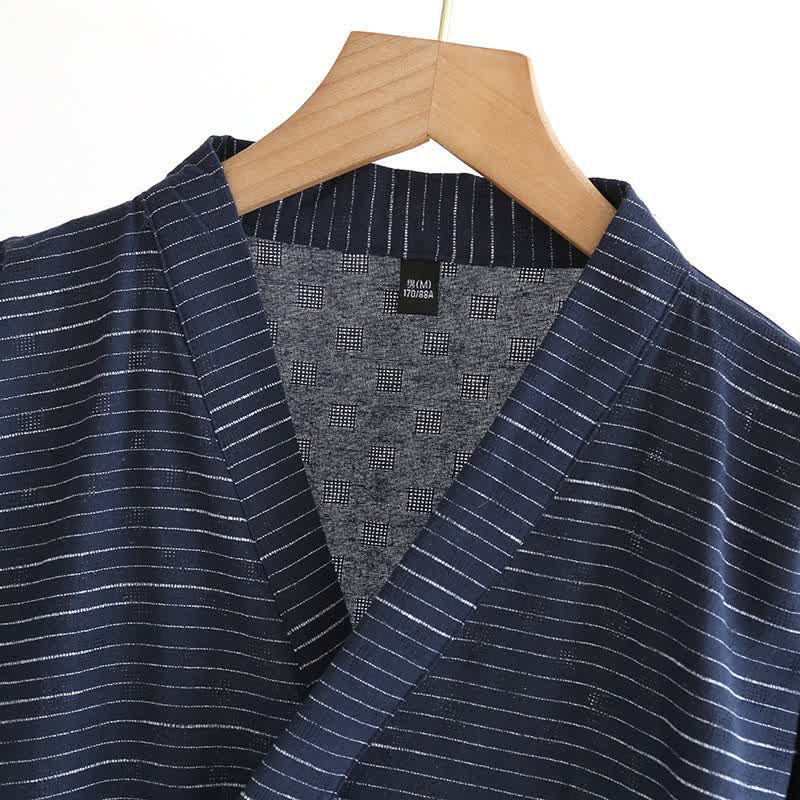 Unisex Kimono-Bademantel aus Baumwollgaze - image 12