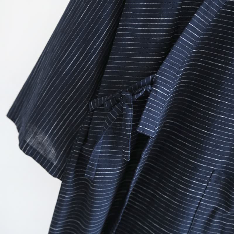 Unisex Kimono-Bademantel aus Baumwollgaze - image 14