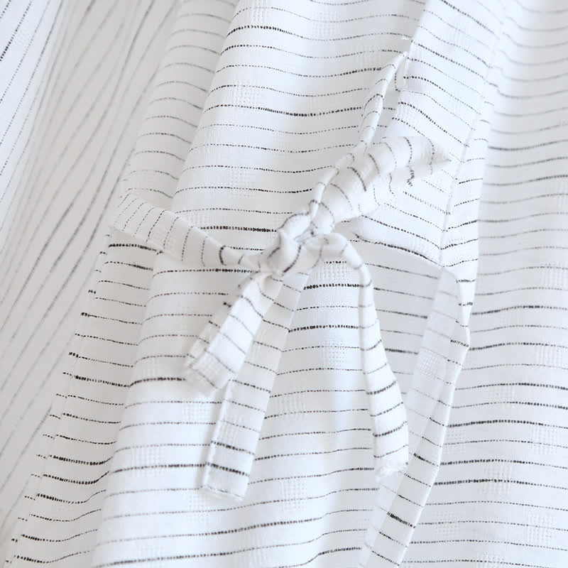 Unisex Kimono-Bademantel aus Baumwollgaze - image 7